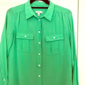 Jcrew silk blouse